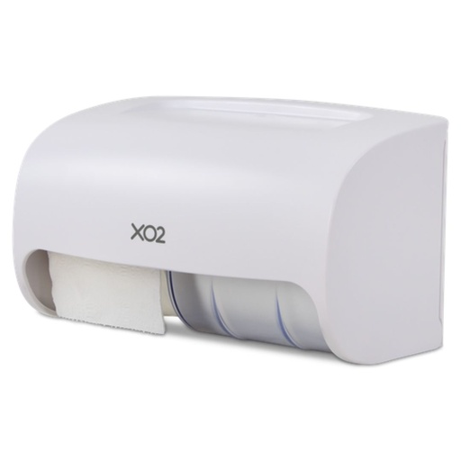 [BP070312] XO2® Dual Toilet Roll Dispenser - 2 Standard Roll Capacity