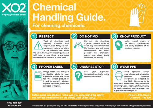 The 6 Commandments For Handling Cleaning Chemicals | XO2®