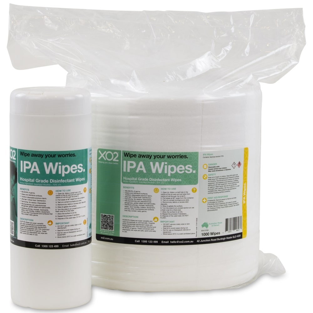 IPA Wipes - Hospital Grade Disinfectant Wet Wipes - Isopropyl Alcohol