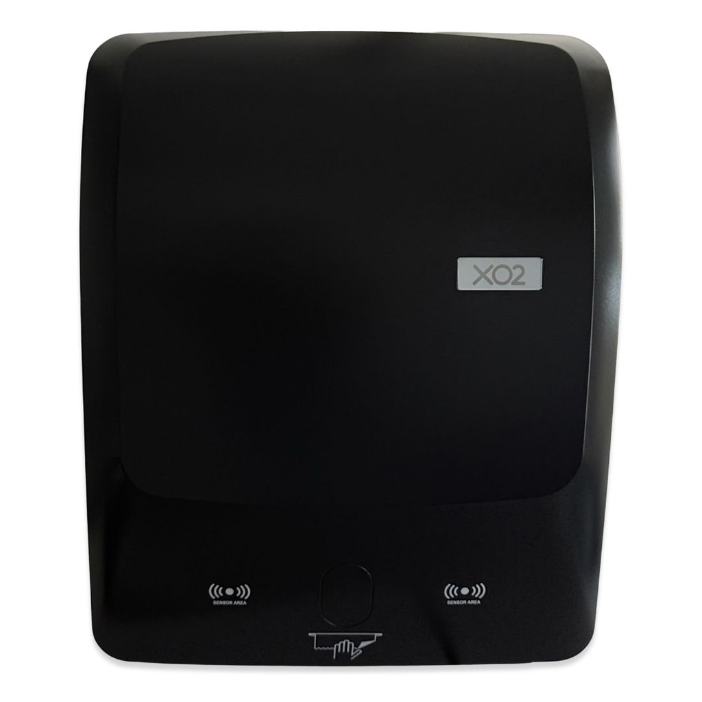 XO2® Black Automatic Touch-Free Paper Hand Towel Dispenser