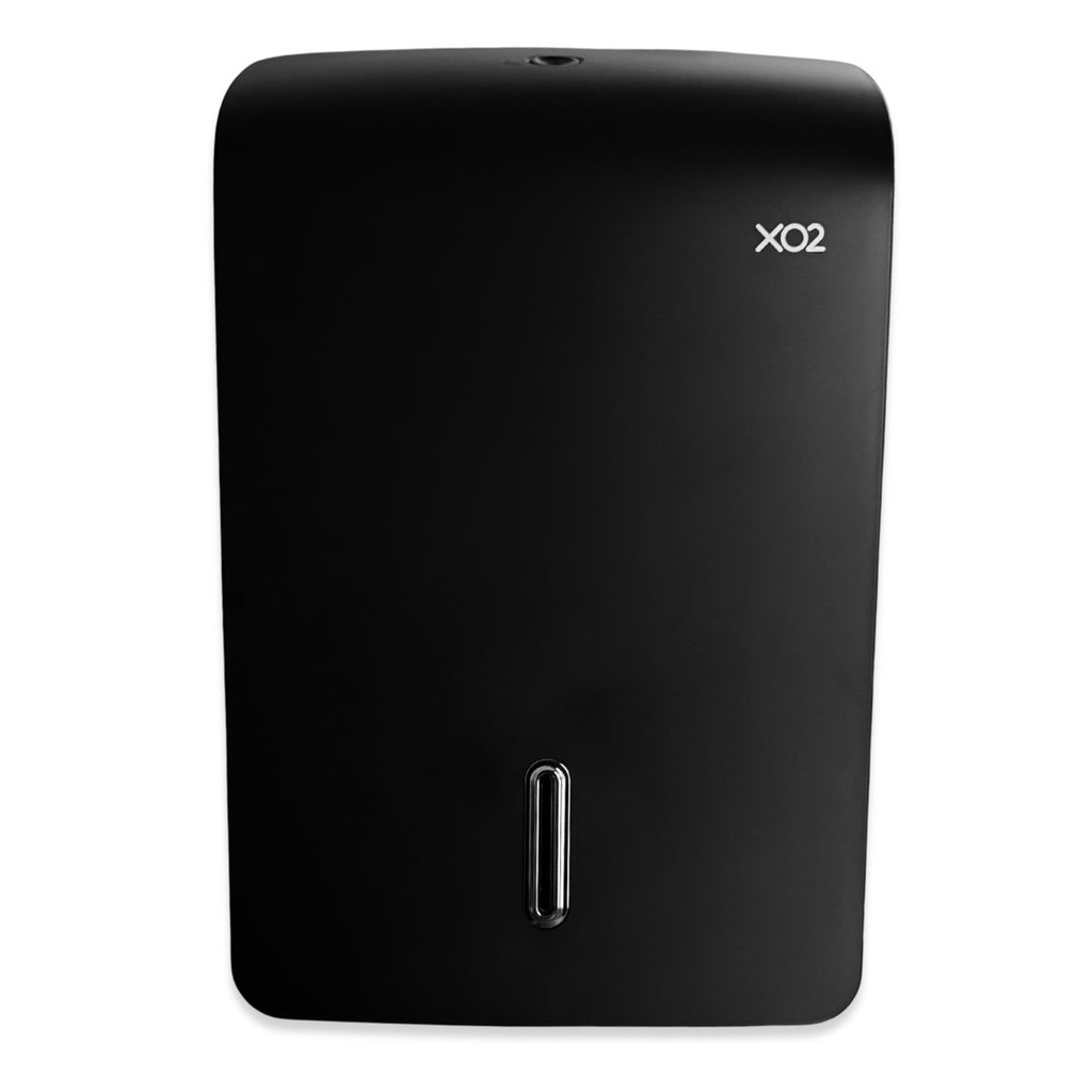 XO2® Black Multi-Fold Paper Hand Towel Dispenser