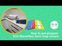 XO2® Clean, Dry & Smile Microfibre Floor Mop Cover - 45cm Width