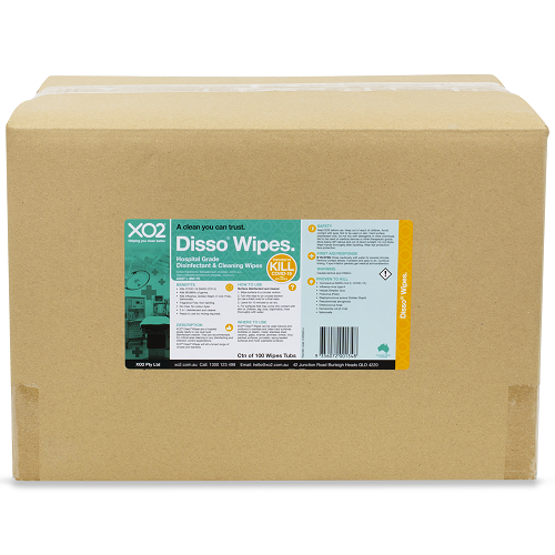 Disso® Wipes - Hospital Grade Disinfectant &amp; Cleaner Wipes - Kills COVID-19, TGA Listed