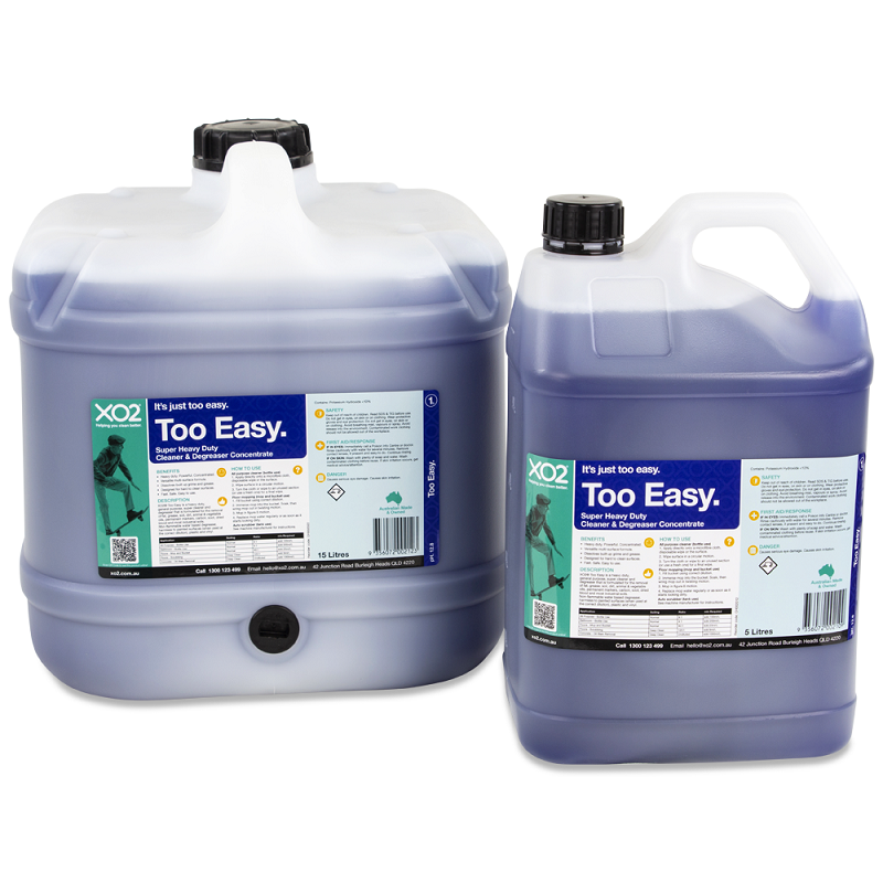 XO2® Too Easy - Super Heavy Duty Cleaner &amp; Degreaser Concentrate