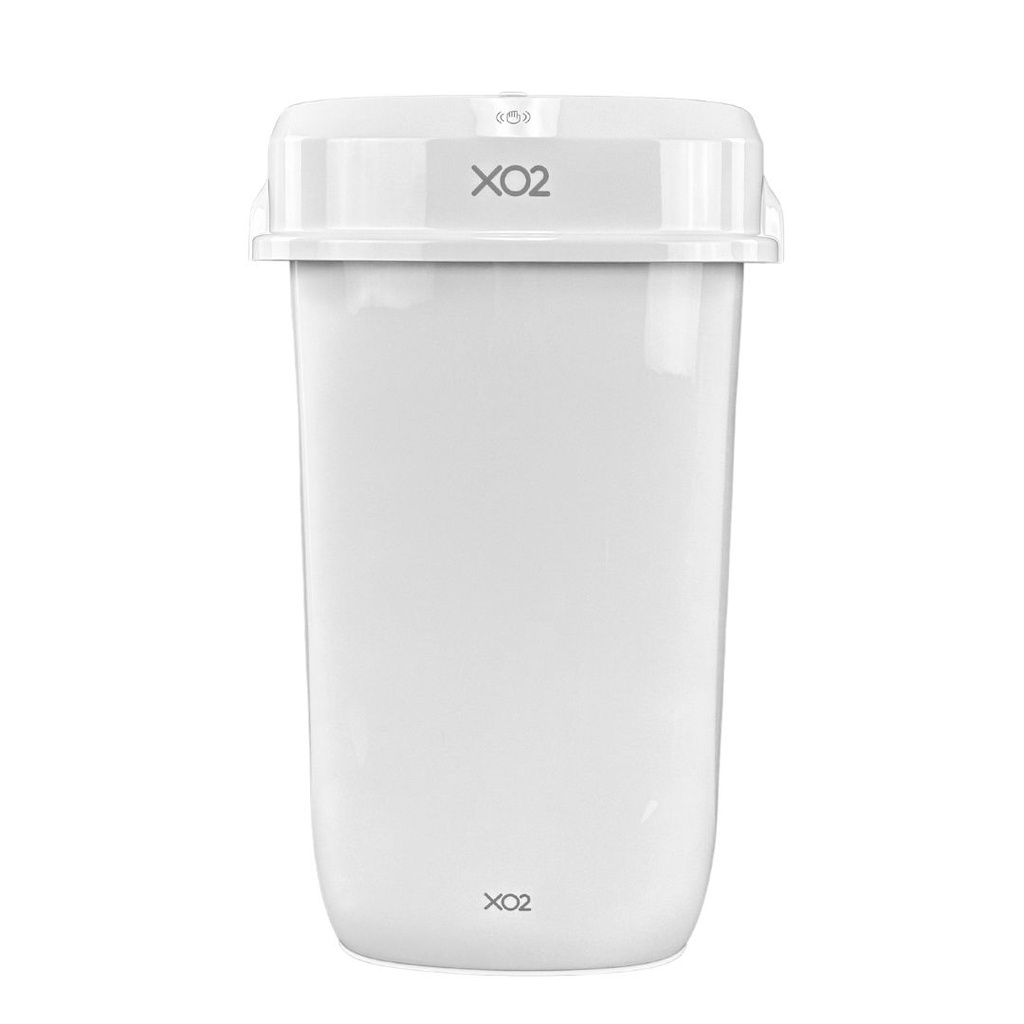 XO2® Feminine Hygiene Sanitary Bin - Automatic Touch-Free Opening, Freestanding & Wall-Mountable