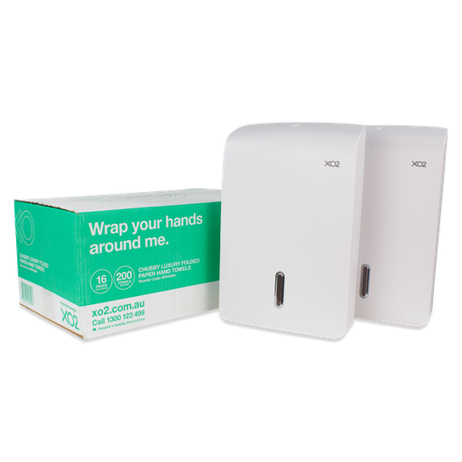 XO2® Multi-Fold Paper Hand Towel Dispenser Starter Kit