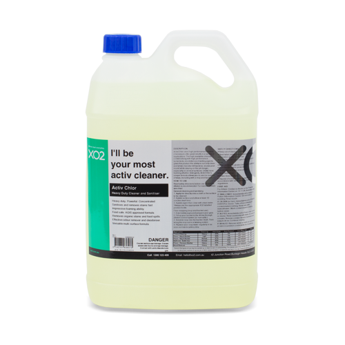 XO2® Activ Chlor - Heavy Duty Chlorinated Cleaner &amp; Sanitiser