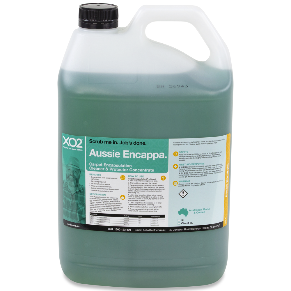 Aussie Encappa - Carpet Encapsulation Cleaner Concentrate