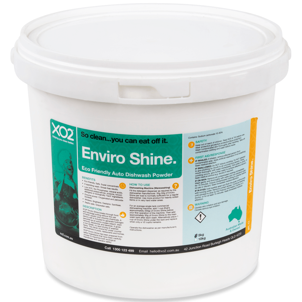 XO2® Enviro Shine - Eco Friendly Auto Dishwash Powder