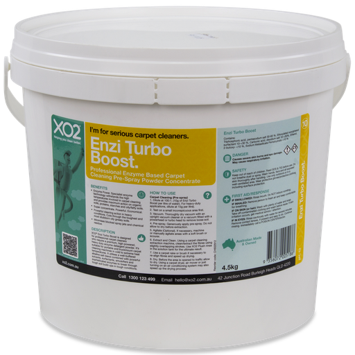 XO2® Enzi Turbo Boost - Heavy Duty Enzyme Carpet Pre-Spray &amp; Tile Cleaning Detergent