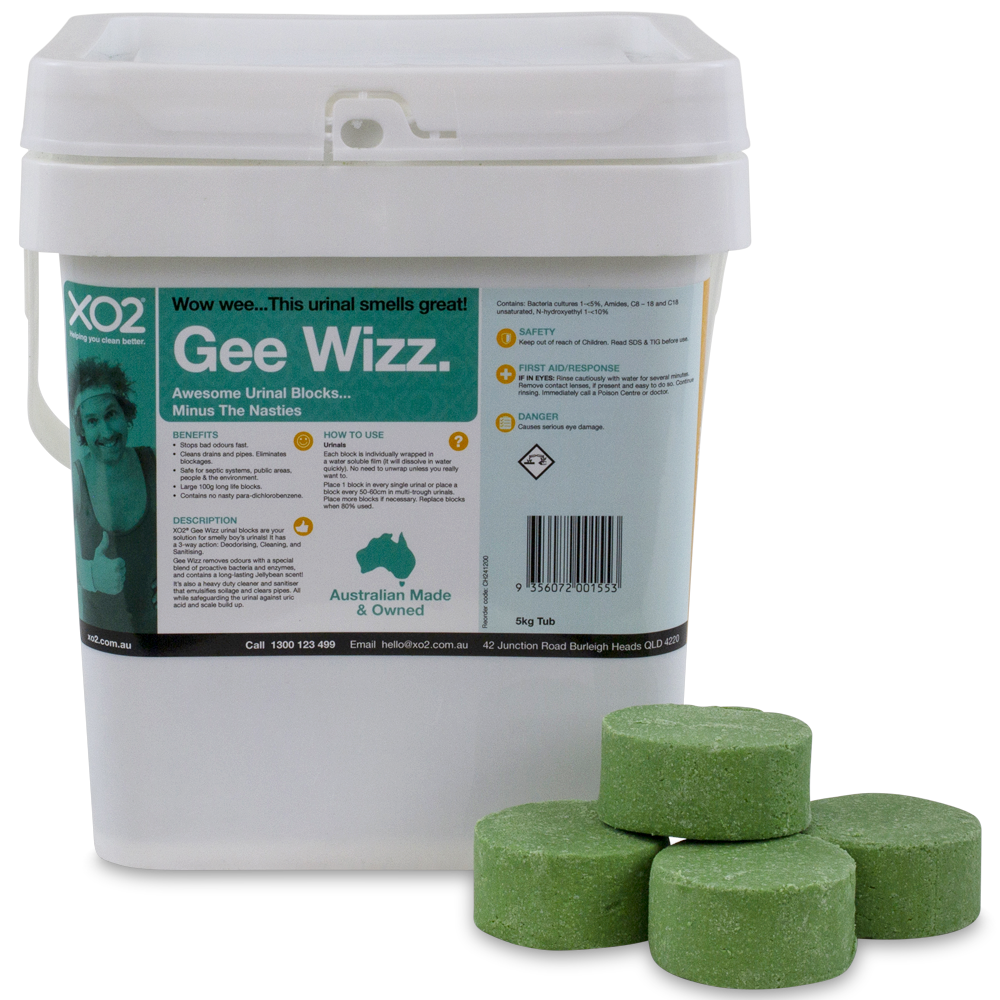 XO2® Gee Wizz - Awesome Urinal Blocks Minus The Nasties