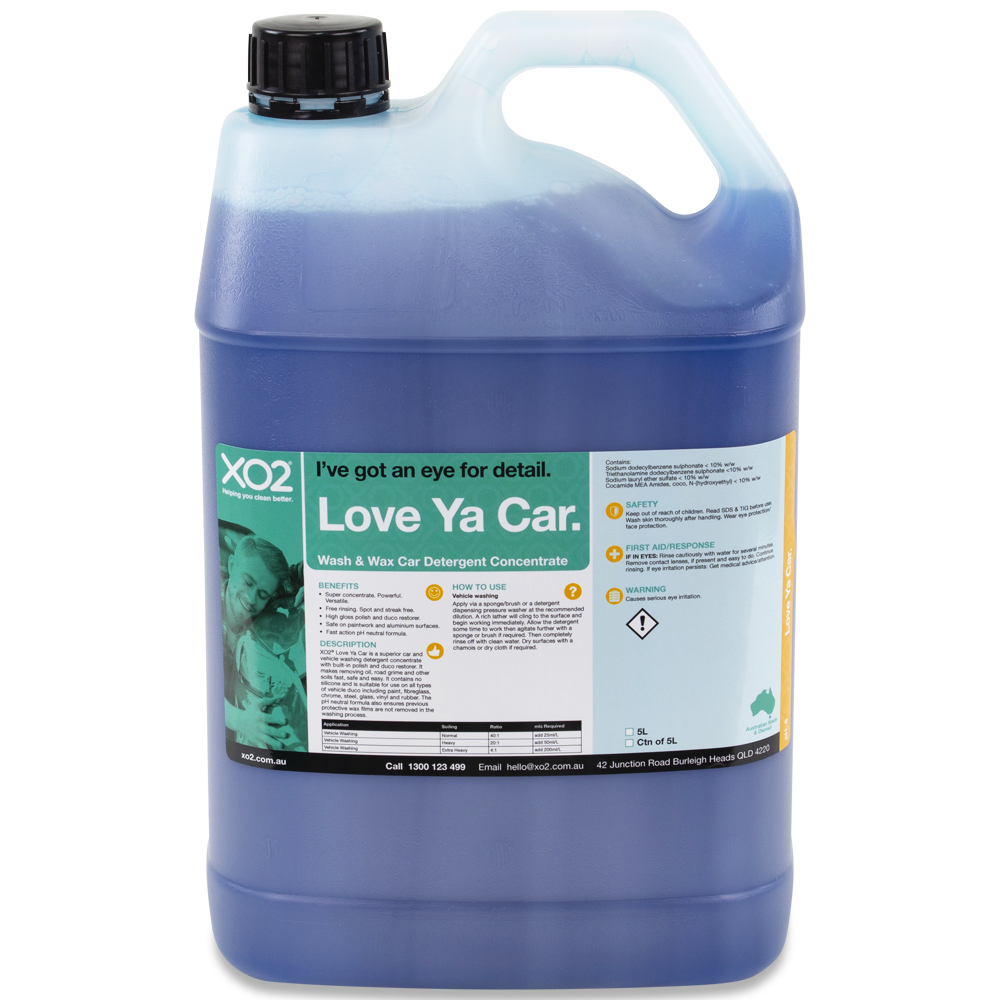 XO2® Love Ya Car - Wash &amp; Wax Car Detergent Concentrate
