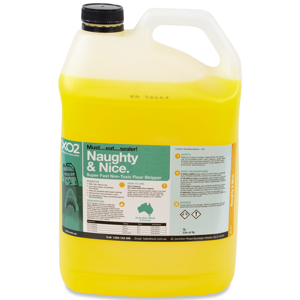 Naughty & Nice - Non-Caustic Floor Stripper for Removing Water Based Sealers