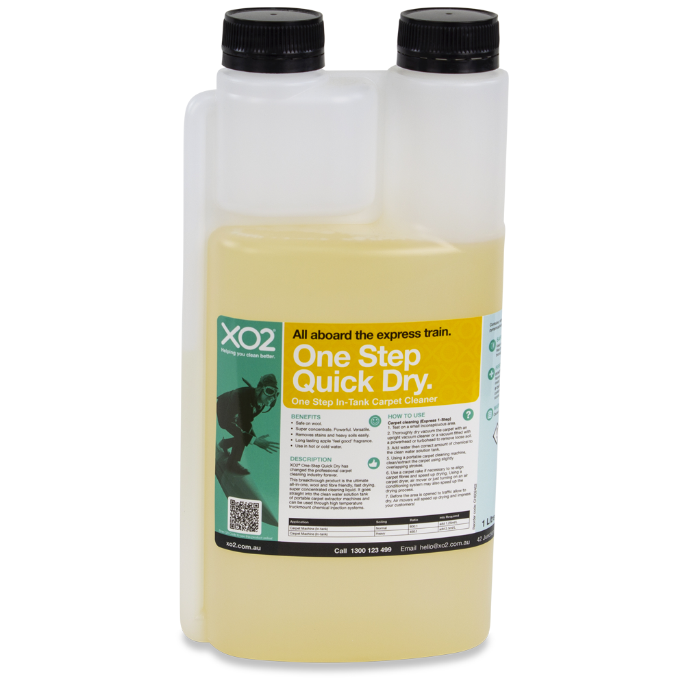 XO2® One Step Quick Dry - In Tank Carpet Cleaner