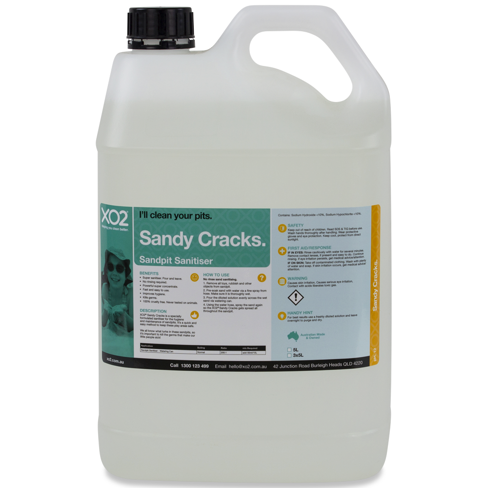 XO2® Sandy Cracks - Sandpit Sanitiser