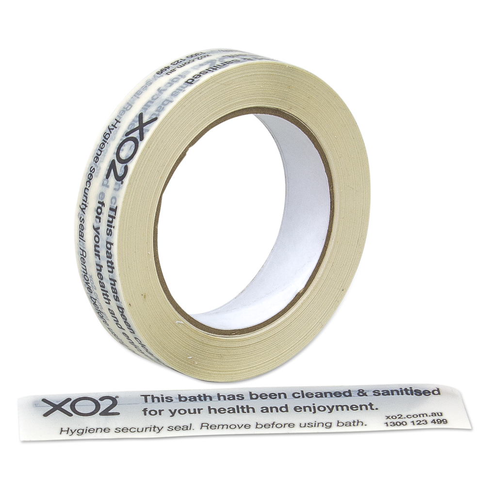 XO2® SpaKling Hygiene Security Seal Sticker