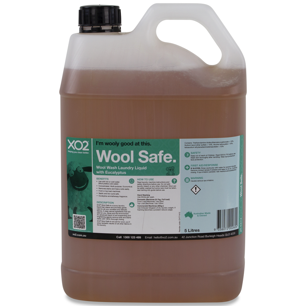 XO2® Wool Safe - Wool Wash Laundry Liquid with Eucalyptus