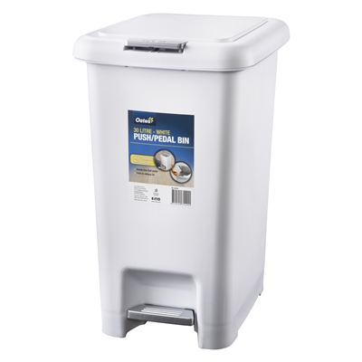 30L Dual Action Hygiene Bin - Foot or Hand Operated