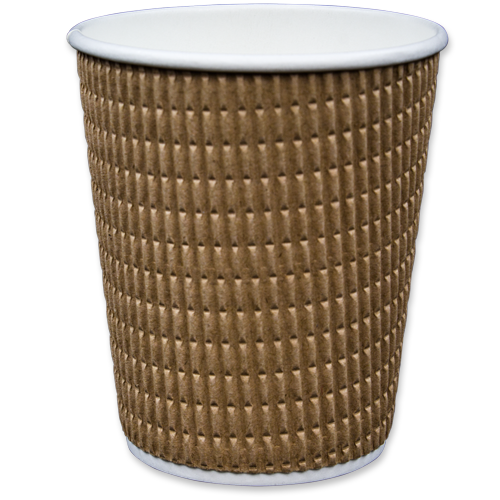 Insulated Paper Cups - For Hot (Coffee &amp; Tea) Or Cold Drinks