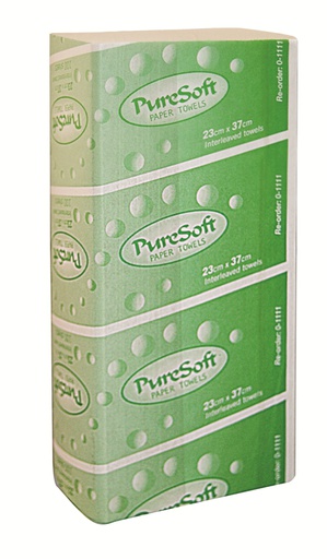 Puresoft Large Interleaved Paper Hand Towels