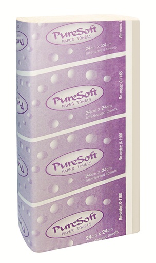 Puresoft Superslim Interleaved Paper Hand Towels - 2400/Ctn