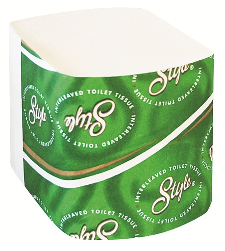 Style 1ply Soft Interleaved Toilet Paper Tissue