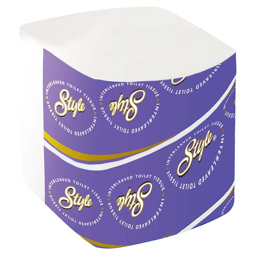 Style 2ply Soft Interleaved Toilet Paper Tissue
