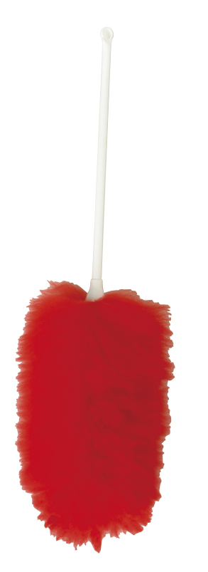 Wool Duster With Fixed Handle - 60cm Long, Assorted Colours