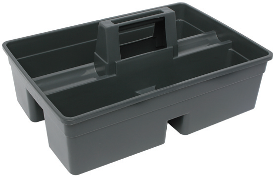 Handy Caddy Multi Purpose Plastic Carrier &amp; Cleaning Caddy - 3 Compartments With Handle