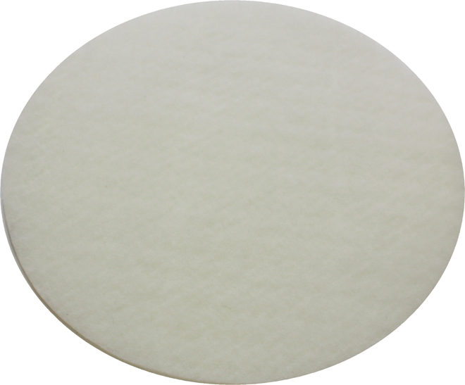 40cm White Sandscreen Driver Pad - For Attaching Sandscreens to a Machine Pad Holder