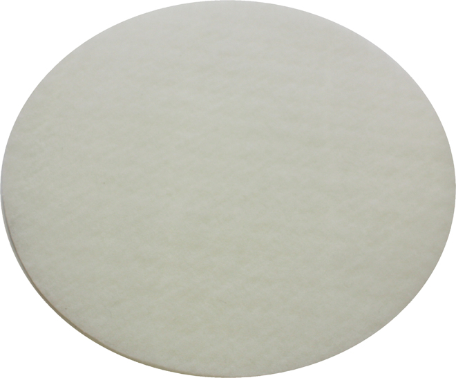 40cm White Sandscreen Driver Pad - For Attaching Sandscreens To A Machine Pad Holder