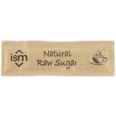 Natural Raw Sugar Flat Sachet Sticks - Single Serve Portions