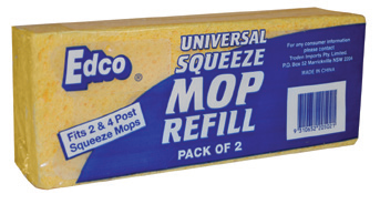 Universal Squeeze Mop Multi-Fit Sponge / Refill