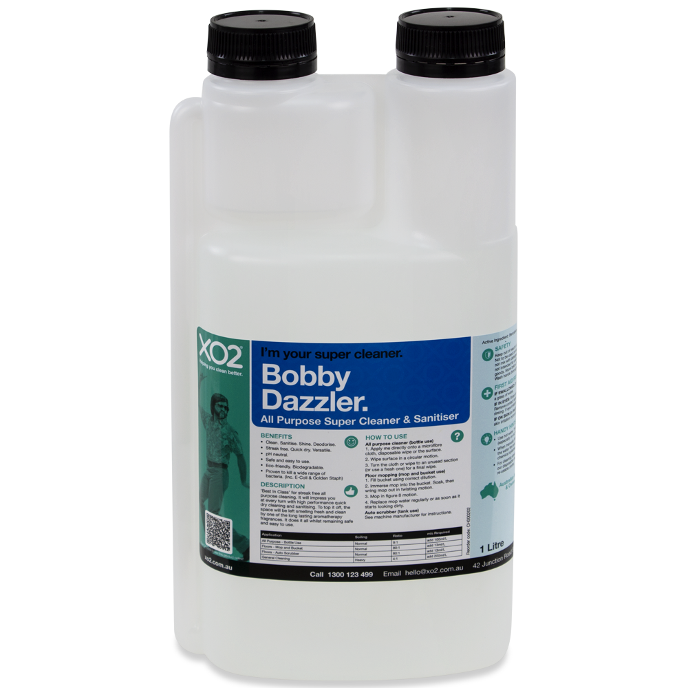 XO2® Bobby Dazzler - All Purpose Super Cleaner &amp; Sanitiser Concentrate