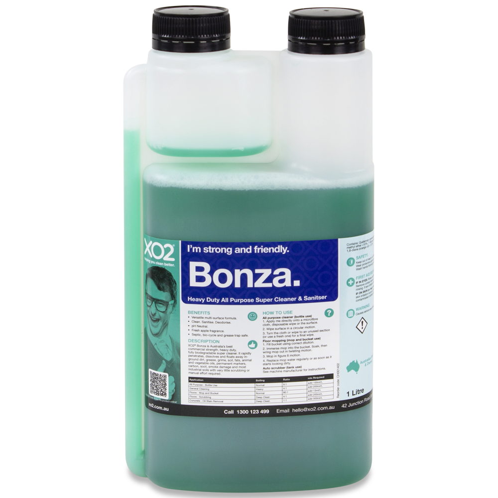 XO2® Bonza - Heavy Duty All Purpose Cleaner &amp; Degreaser Concentrate