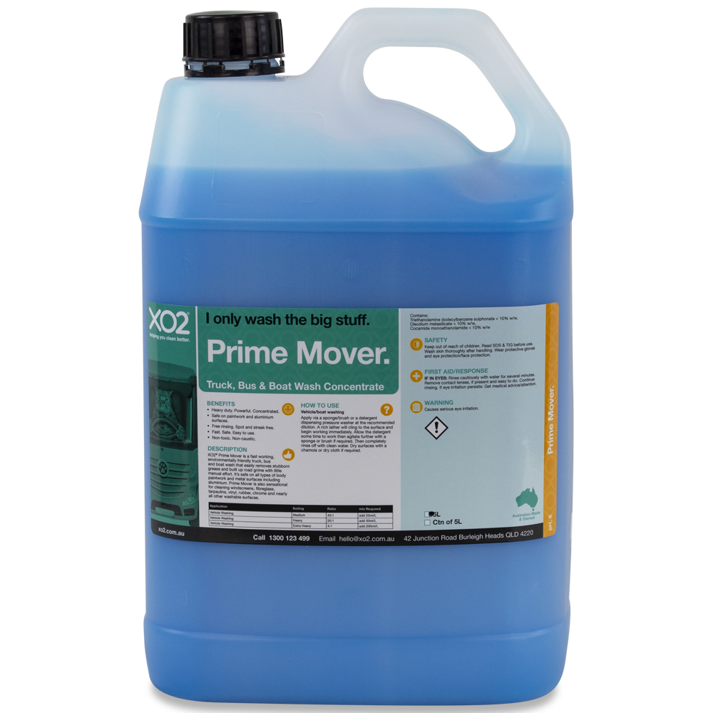 XO2® Prime Mover - Truck, Bus &amp; Boat Wash Concentrate