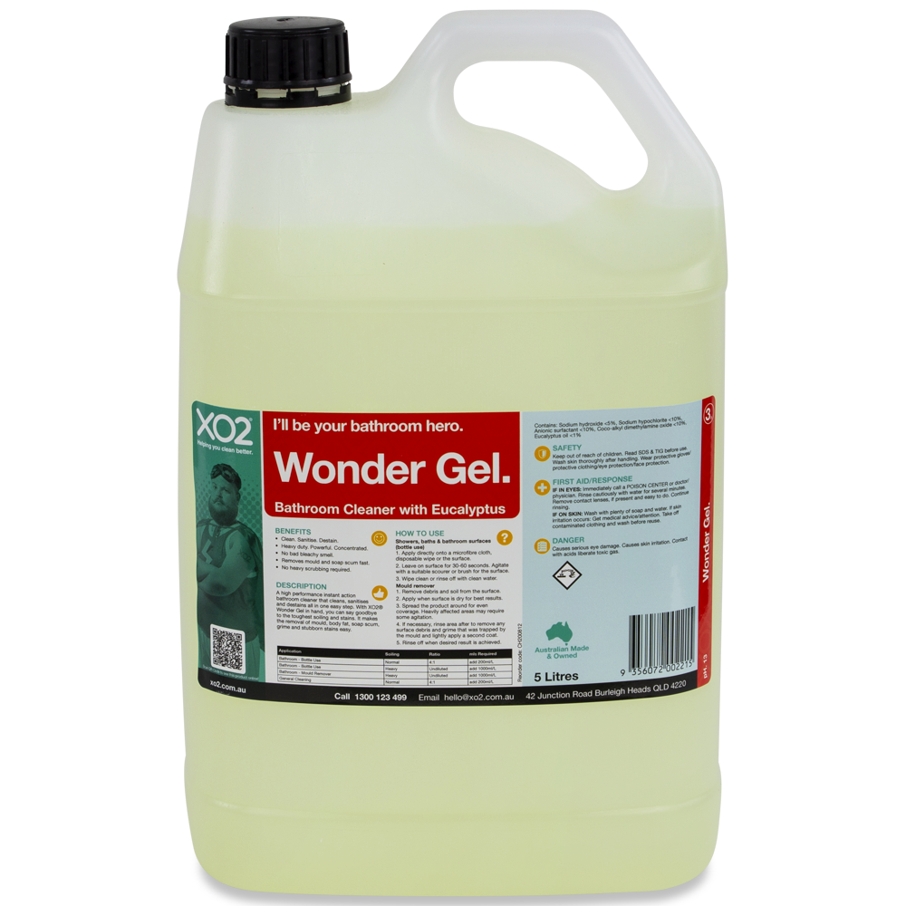 XO2® Wonder Gel - Bathroom Cleaner with Eucalyptus