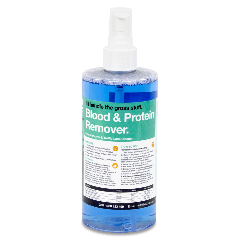 XO2® Blood &amp; Protein Remover - Specialised Carpet Stain Remover