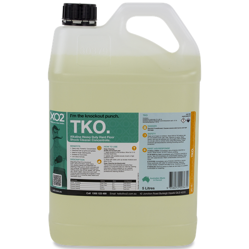 XO2® TKO - Alkaline Heavy Duty Hard Floor Shock Cleaner Concentrate