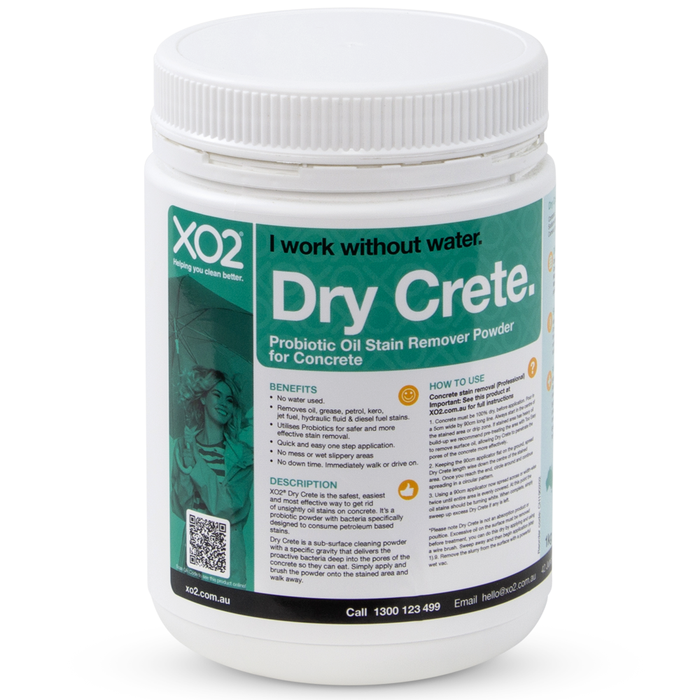 XO2® Dry Crete - Waterless Concrete Cleaner