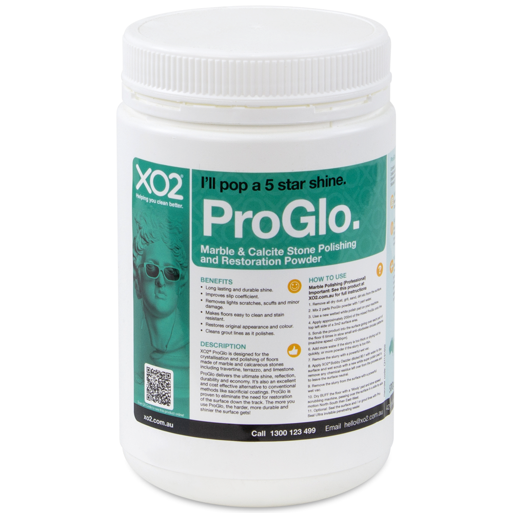 XO2® ProGlo - Marble &amp; Calcite Stone Polishing and Restoration Powder
