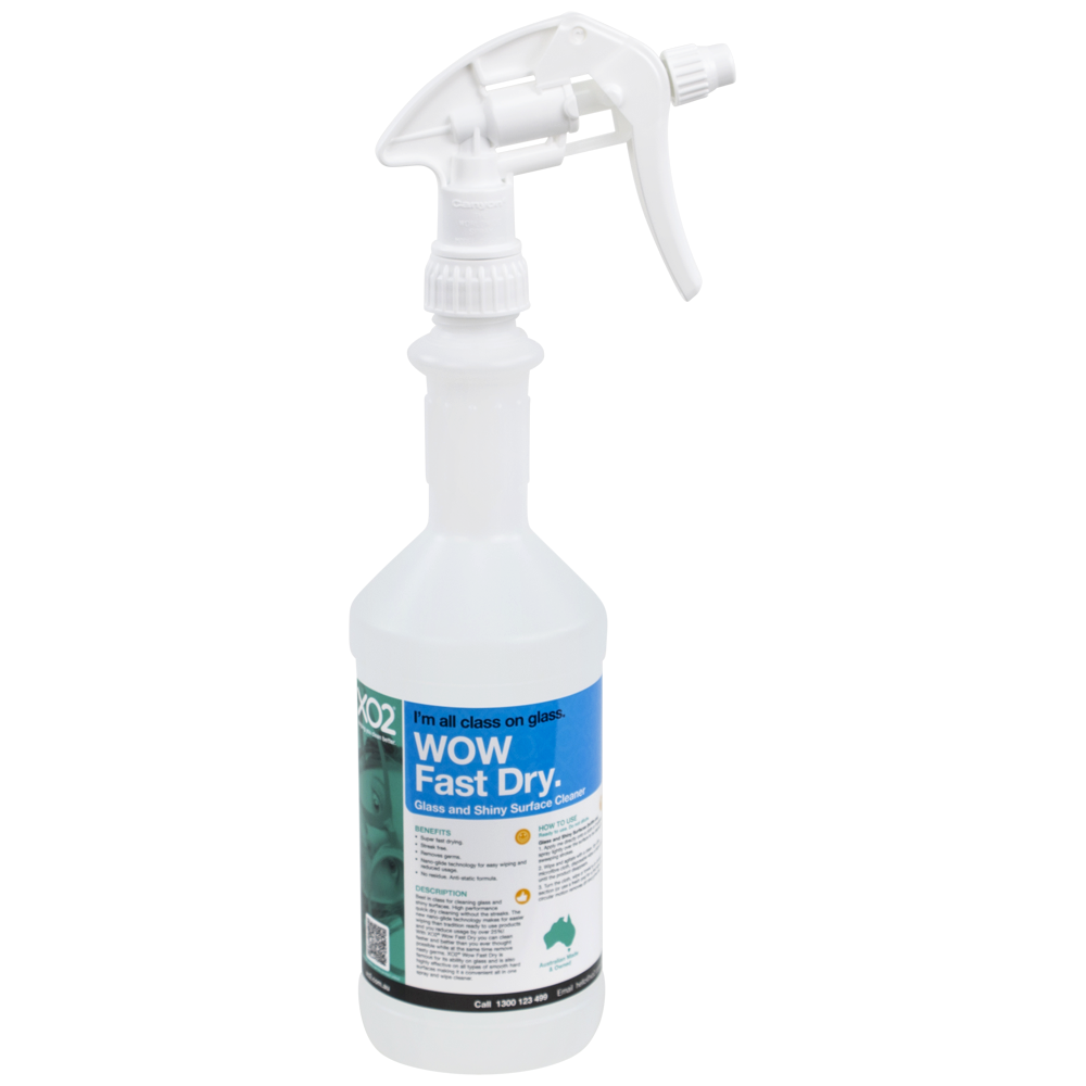 XO2® Wow Fast Dry - Glass &amp; Shiny Surface Cleaner