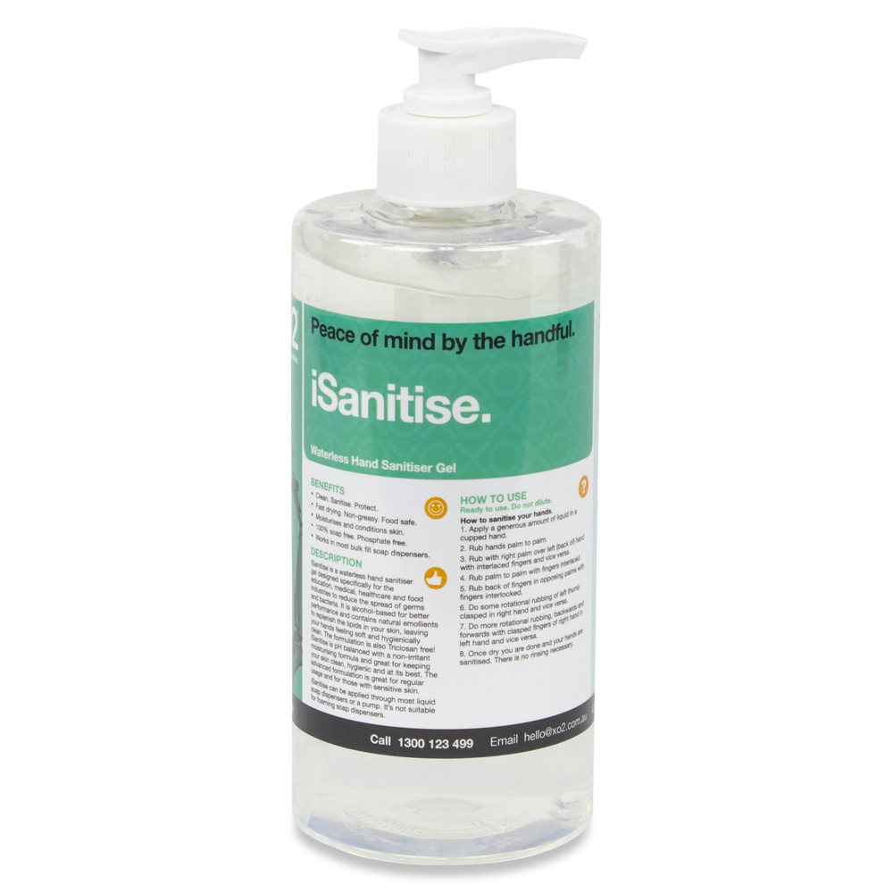 XO2® iSanitise - Alcohol Based Hand Sanitiser Gel