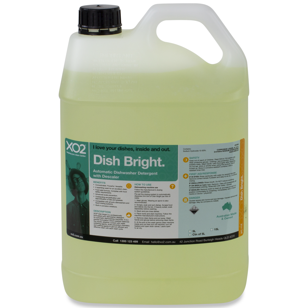 Dish Bright - Premium Automatic Dishwasher Detergent with Descaler