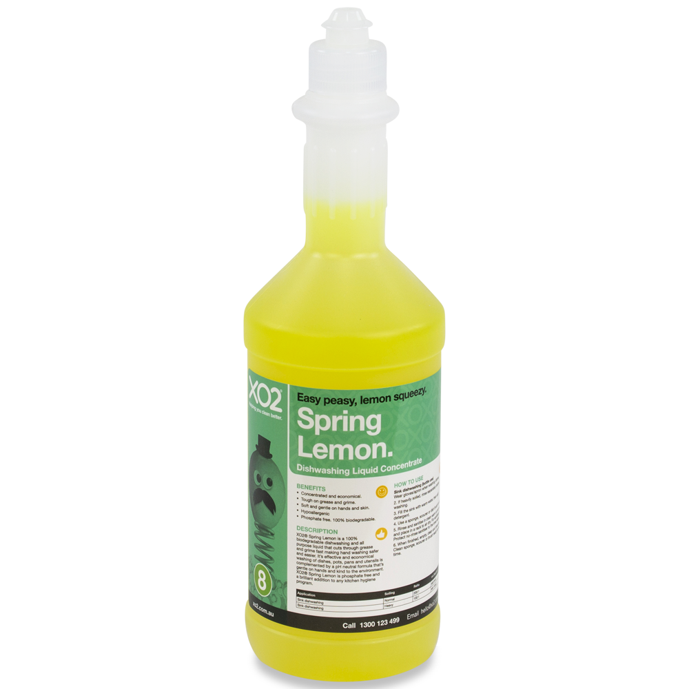 XO2® Spring Lemon - Dishwashing Liquid Concentrate
