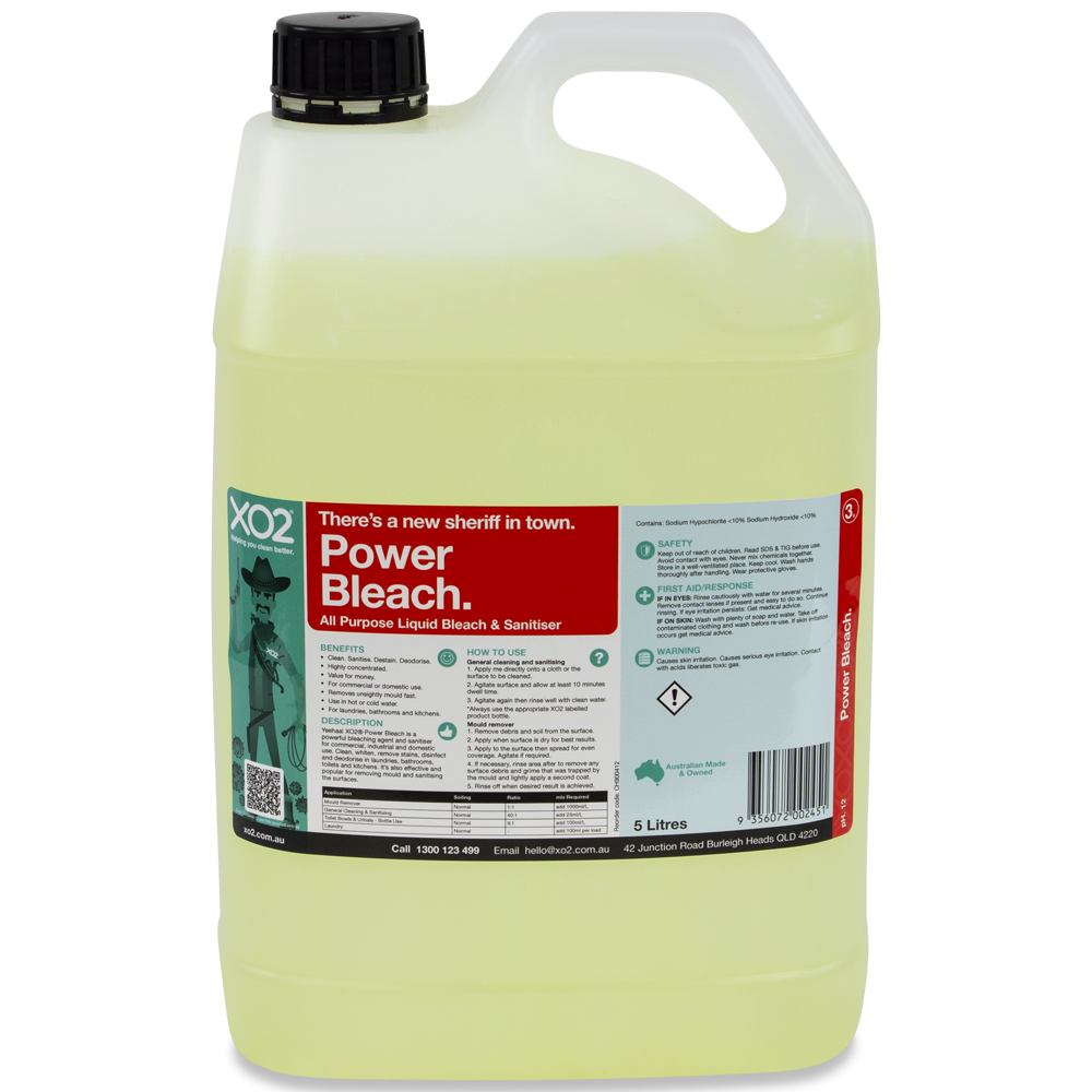 XO2® Power Bleach - All Purpose Liquid Bleach &amp; Disinfectant