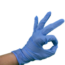 Blue Nitrile Gloves - Powder Free & Disposable