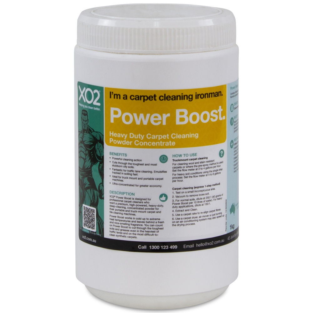 XO2® Power Boost - Heavy Duty Carpet &amp; Tile Cleaning Detergent Concentrate