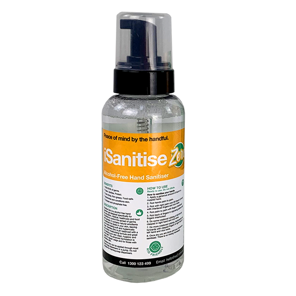 XO2® iSanitise Zero - Alcohol-Free Foaming Hand Sanitiser