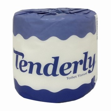 Tenderly 2ply 400 Sheet Toilet Paper Rolls - Individually Wrapped